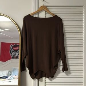 brown francescas sweater